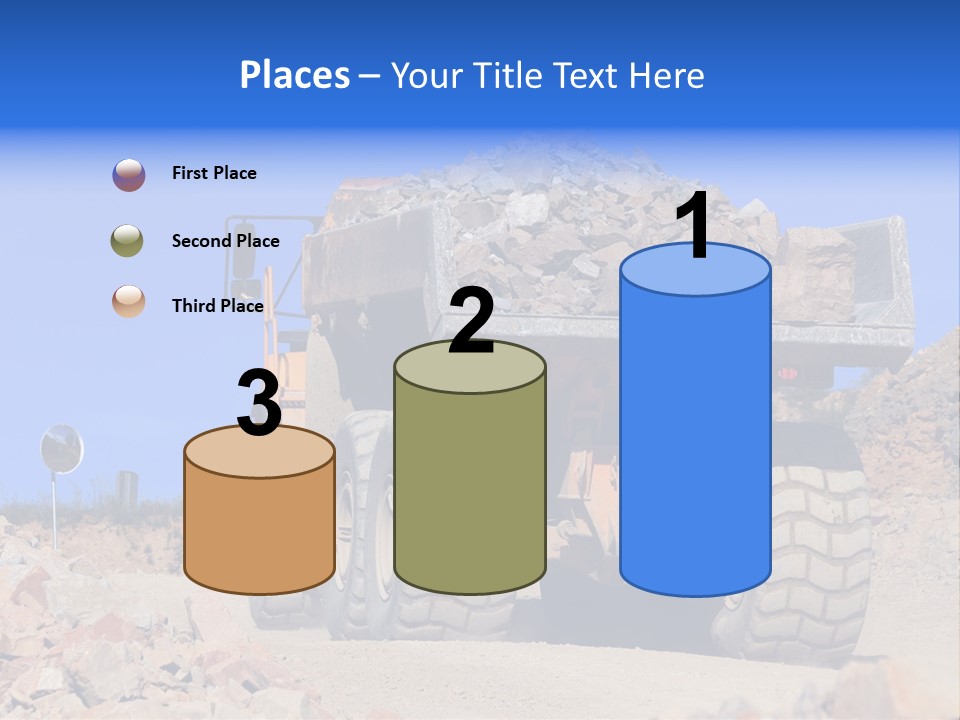 Road Materials Works PowerPoint Template