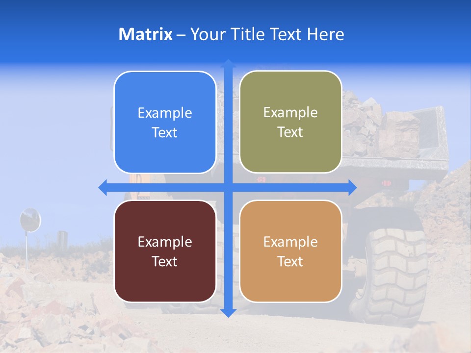 Road Materials Works PowerPoint Template