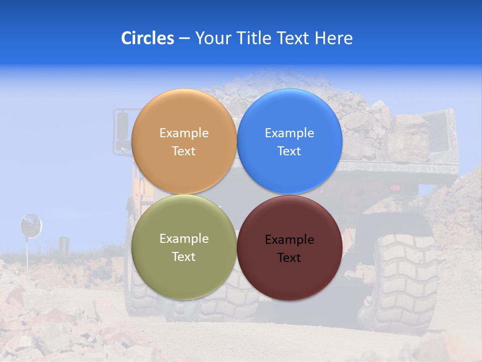 Road Materials Works PowerPoint Template