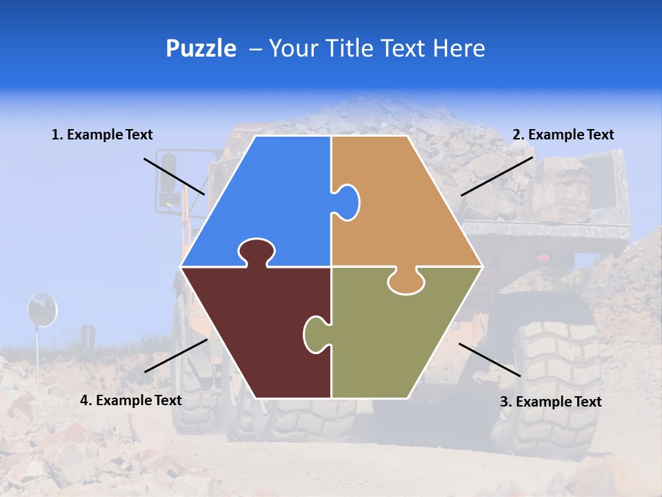 Road Materials Works PowerPoint Template