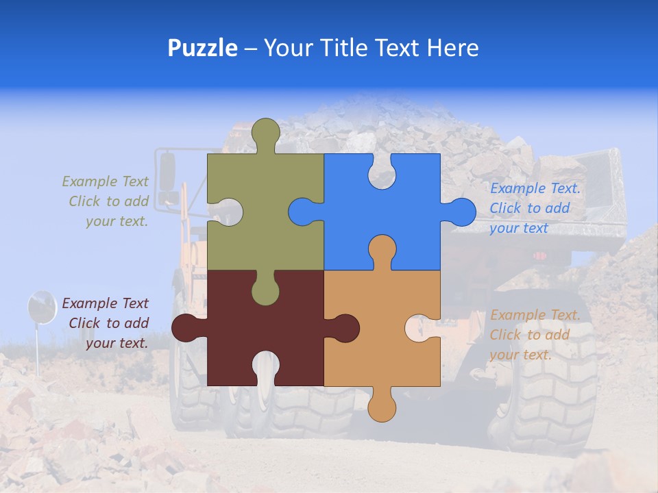 Road Materials Works PowerPoint Template