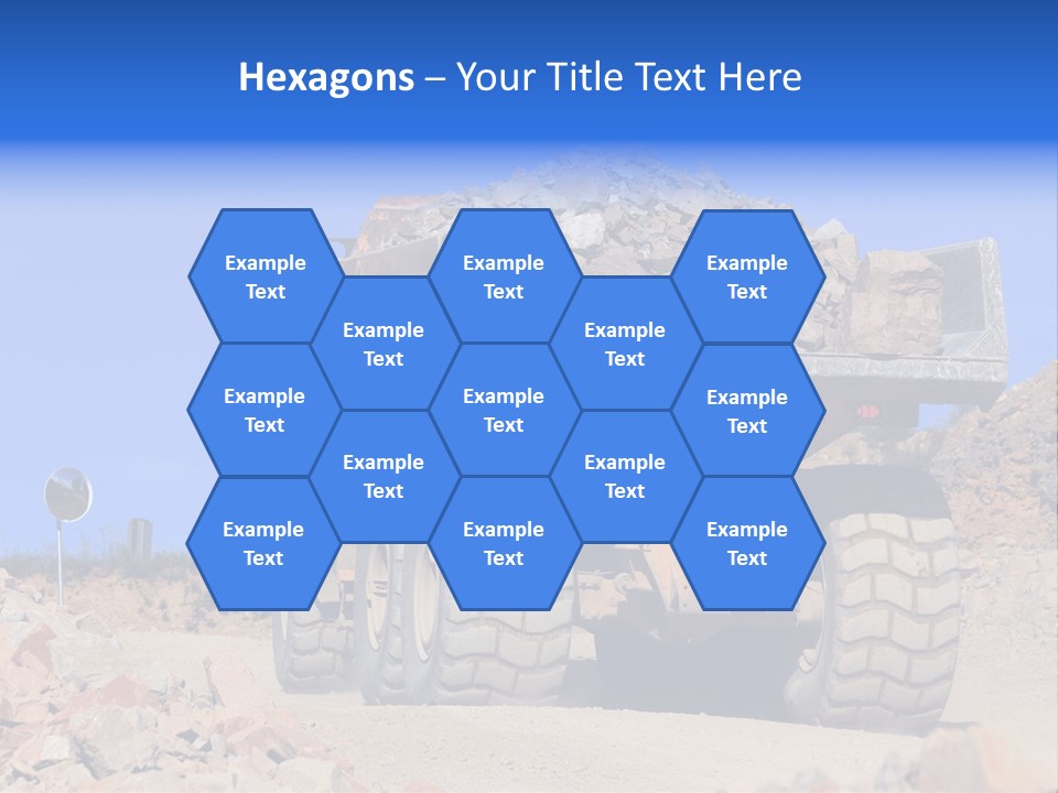 Road Materials Works PowerPoint Template