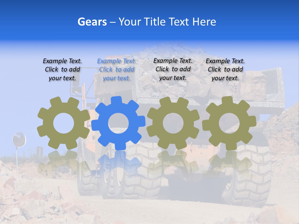 Road Materials Works PowerPoint Template