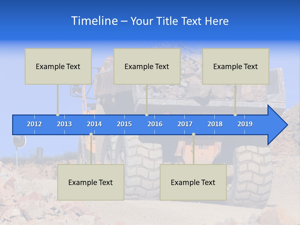 Road Materials Works PowerPoint Template