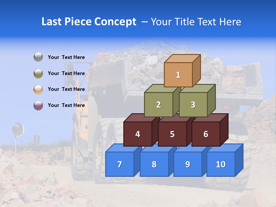 Road Materials Works PowerPoint Template