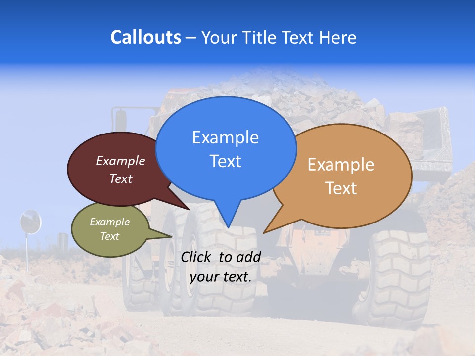 Road Materials Works PowerPoint Template