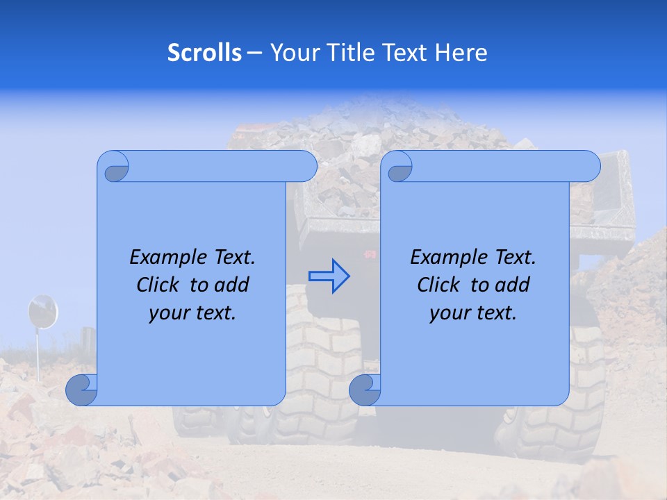 Road Materials Works PowerPoint Template