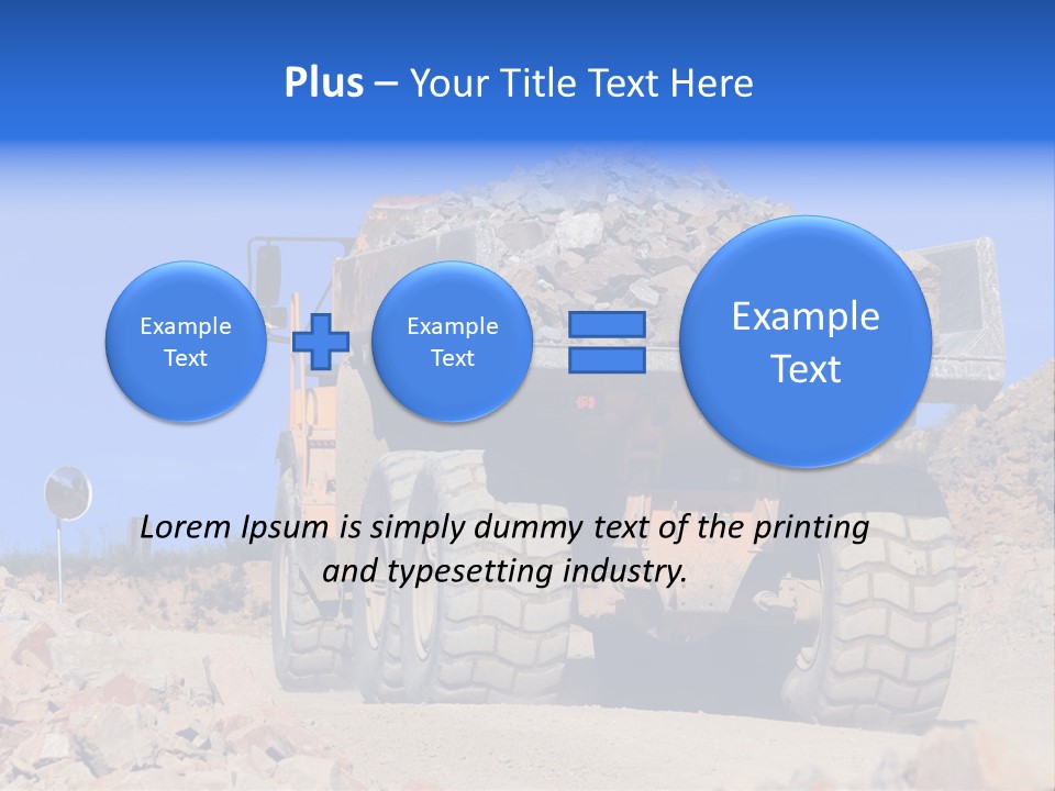Road Materials Works PowerPoint Template