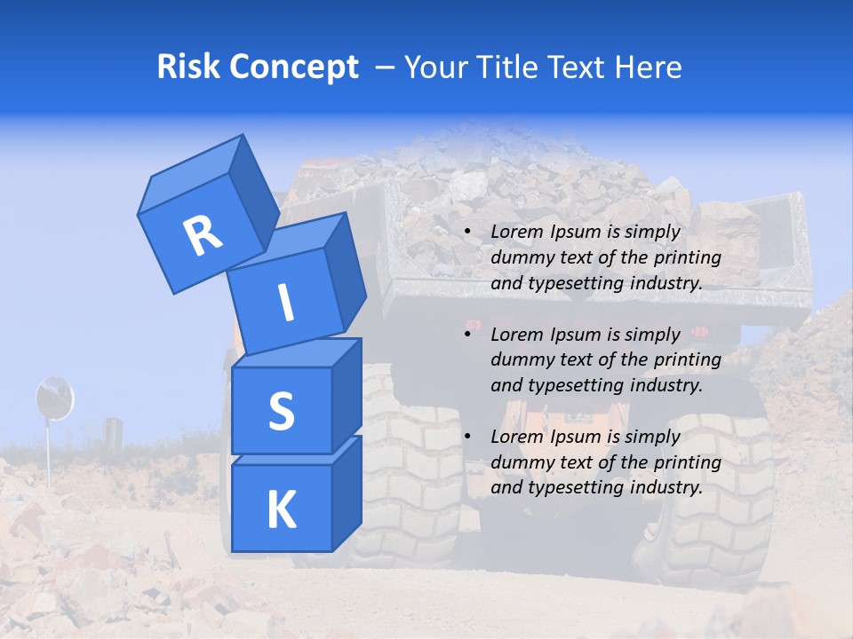 Road Materials Works PowerPoint Template