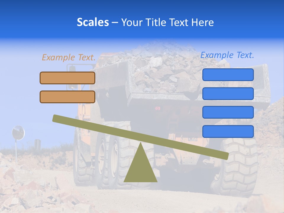 Road Materials Works PowerPoint Template