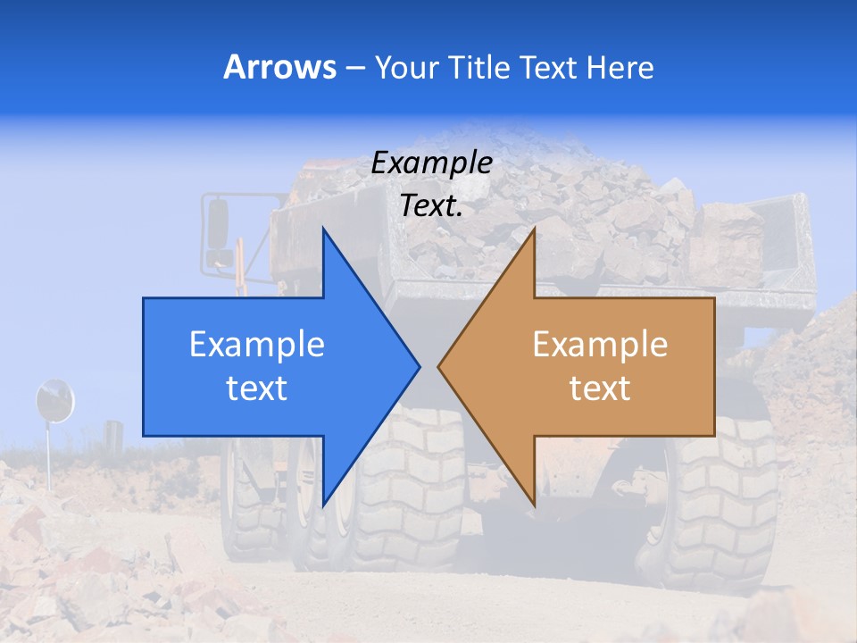 Road Materials Works PowerPoint Template