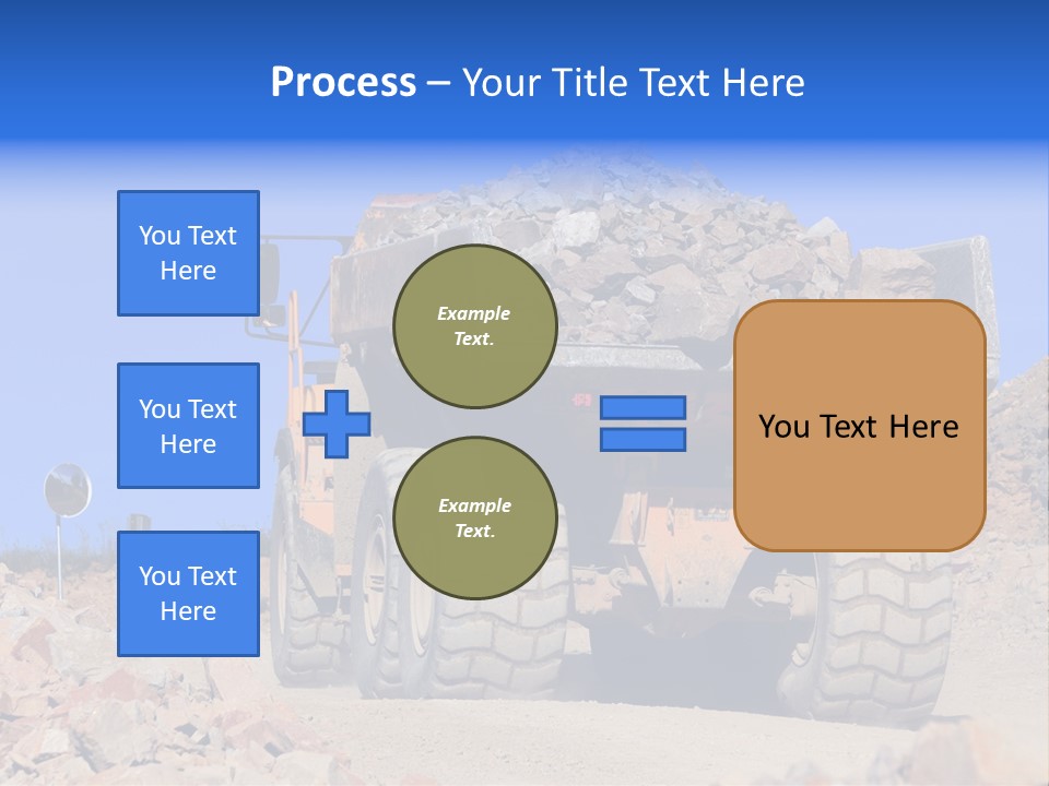Road Materials Works PowerPoint Template