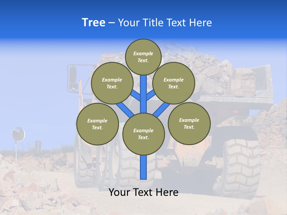 Road Materials Works PowerPoint Template