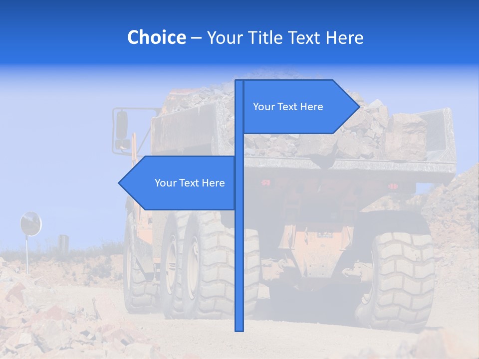 Road Materials Works PowerPoint Template