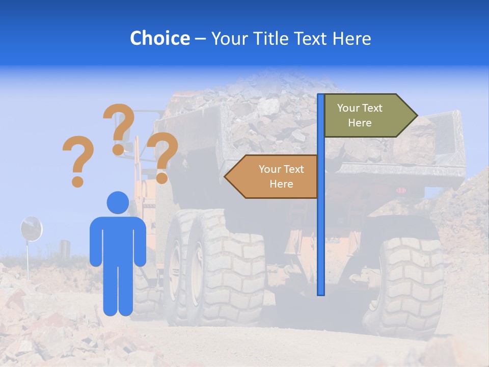 Road Materials Works PowerPoint Template