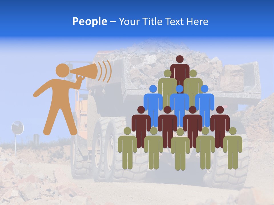 Road Materials Works PowerPoint Template