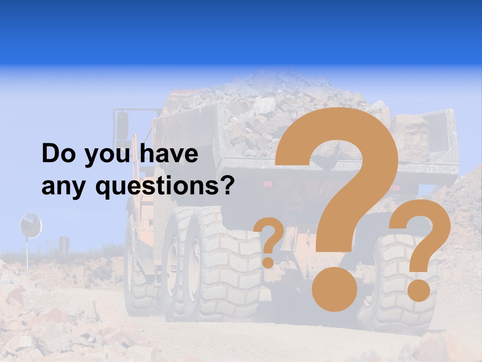 Road Materials Works PowerPoint Template