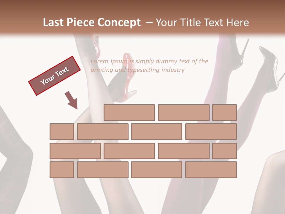 Adult Foot Female PowerPoint Template