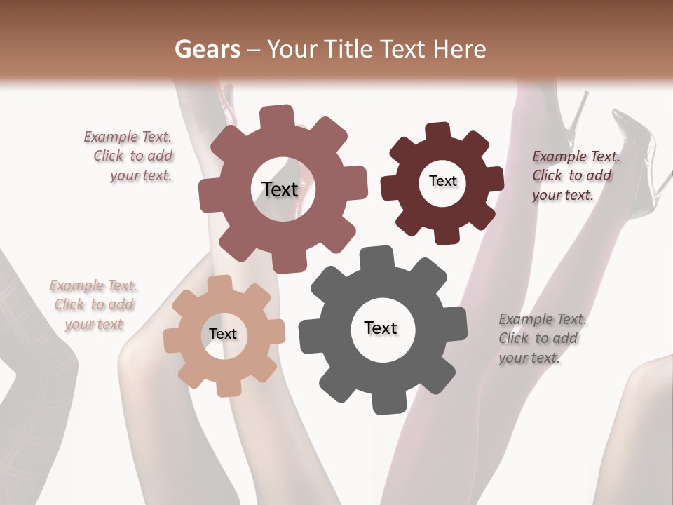 Adult Foot Female PowerPoint Template