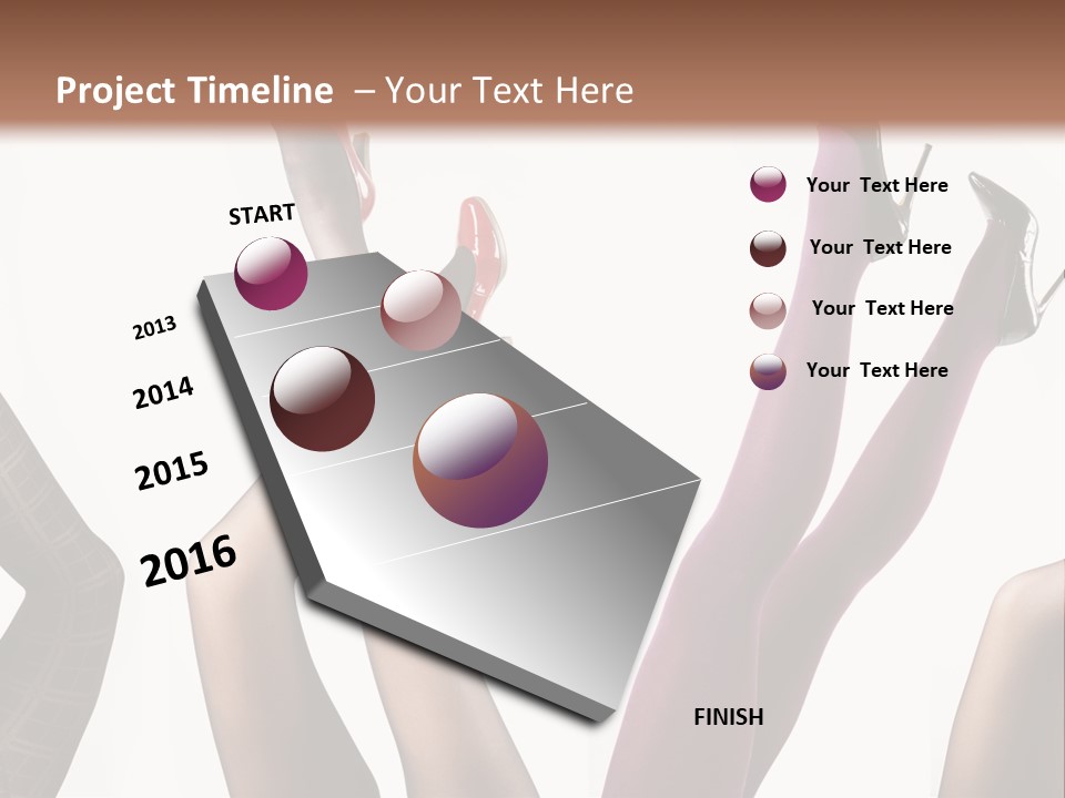 Adult Foot Female PowerPoint Template
