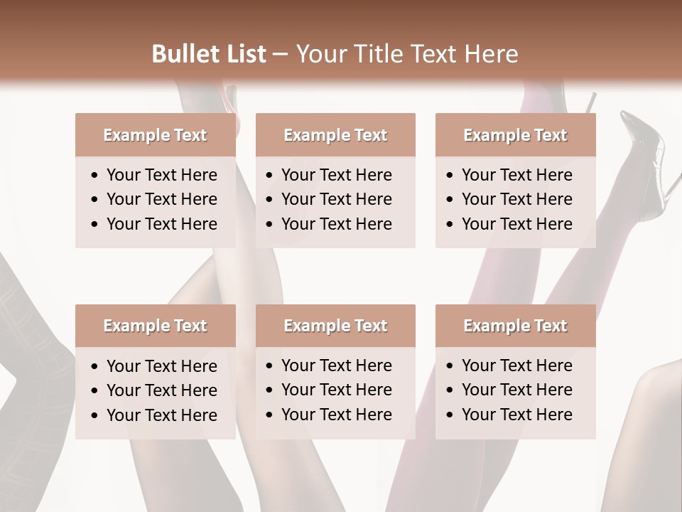 Adult Foot Female PowerPoint Template