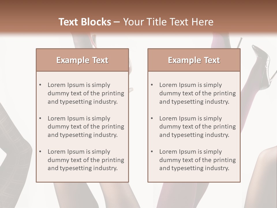 Adult Foot Female PowerPoint Template