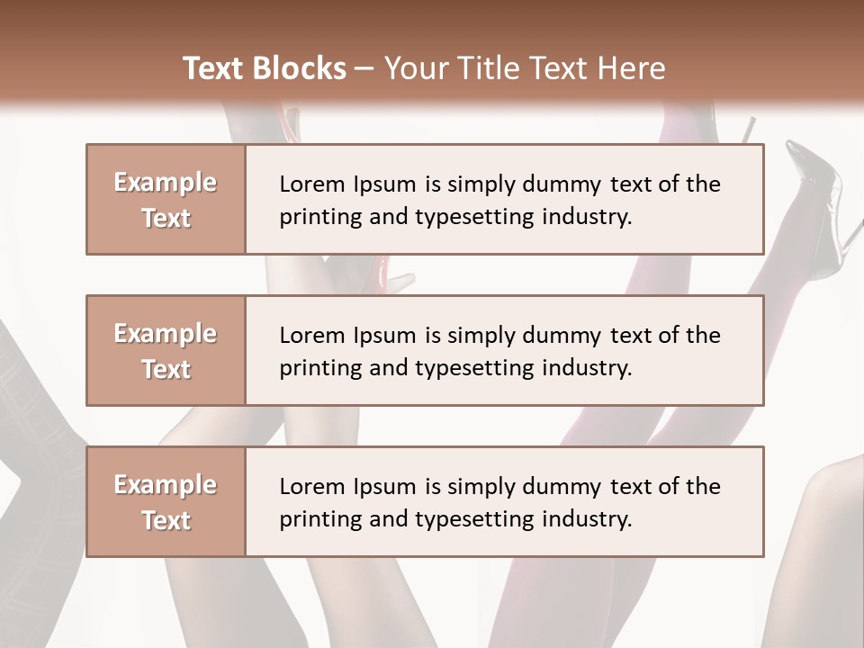Adult Foot Female PowerPoint Template