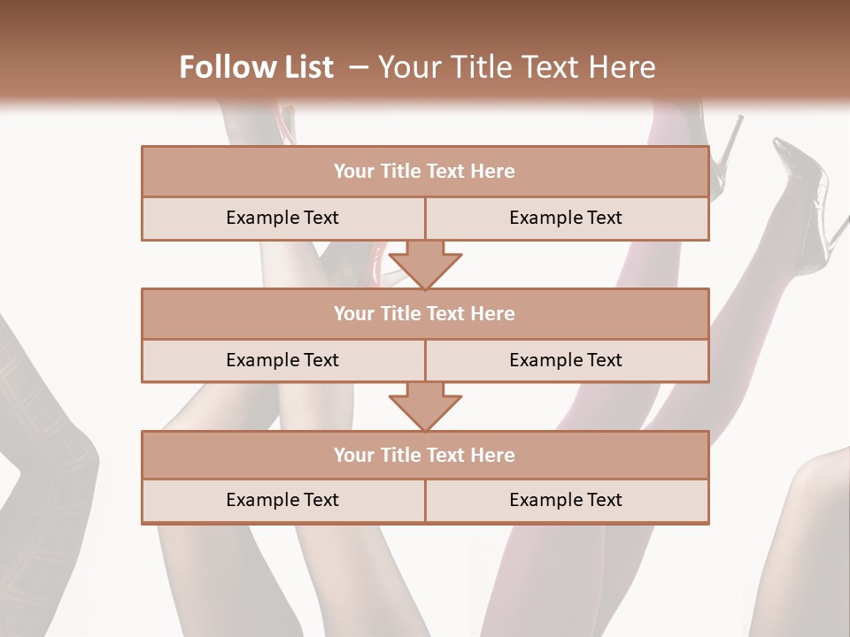 Adult Foot Female PowerPoint Template