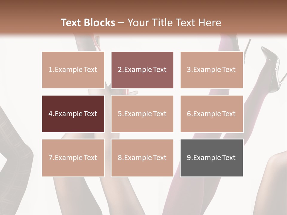 Adult Foot Female PowerPoint Template