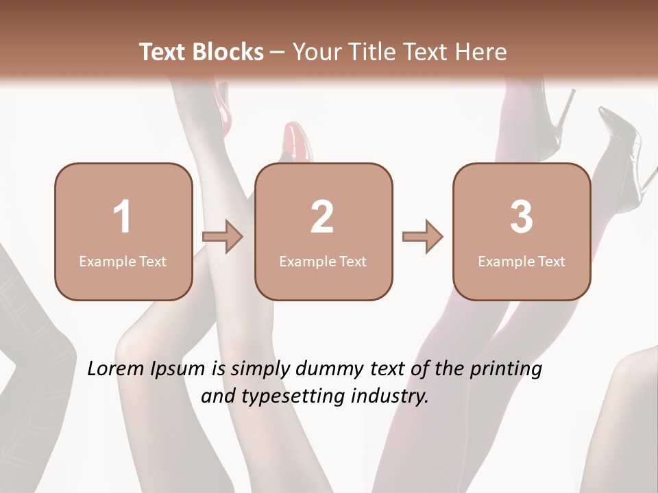 Adult Foot Female PowerPoint Template