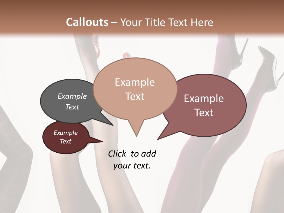 Adult Foot Female PowerPoint Template