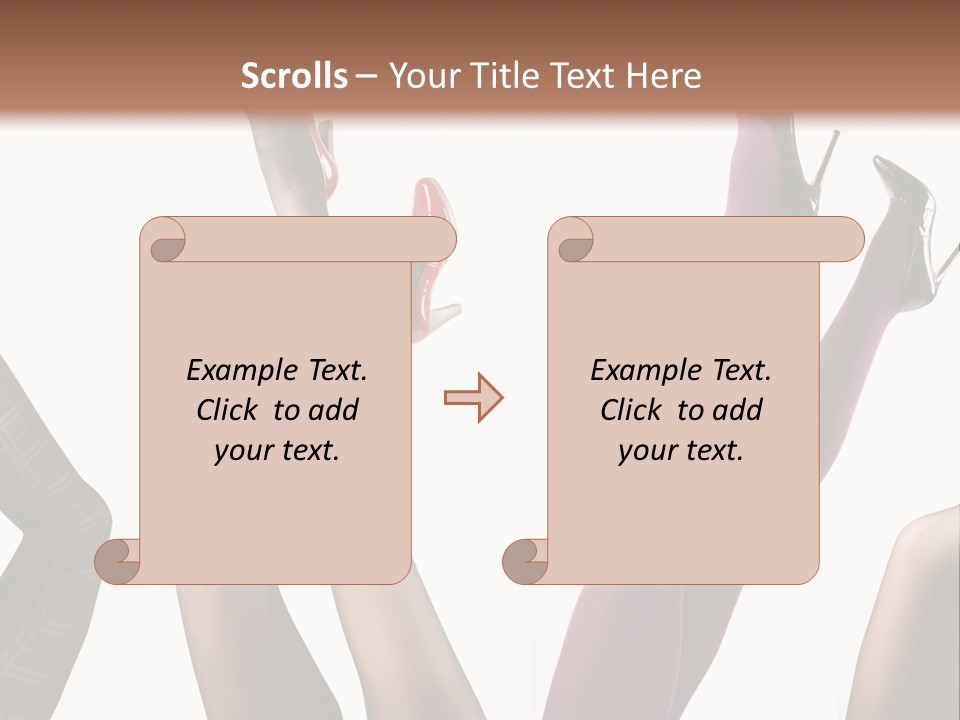 Adult Foot Female PowerPoint Template