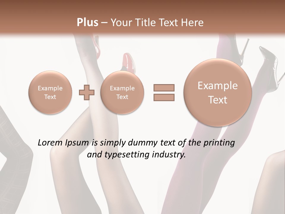 Adult Foot Female PowerPoint Template
