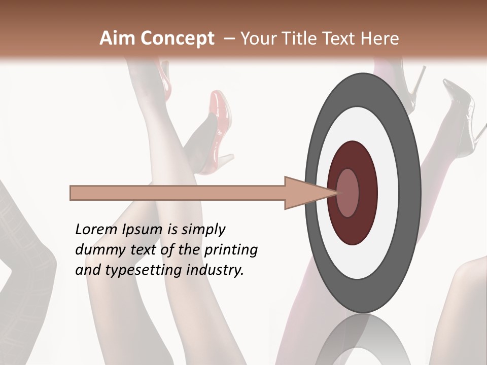 Adult Foot Female PowerPoint Template