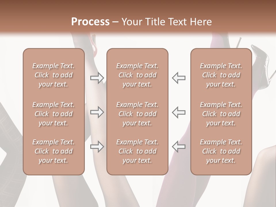 Adult Foot Female PowerPoint Template