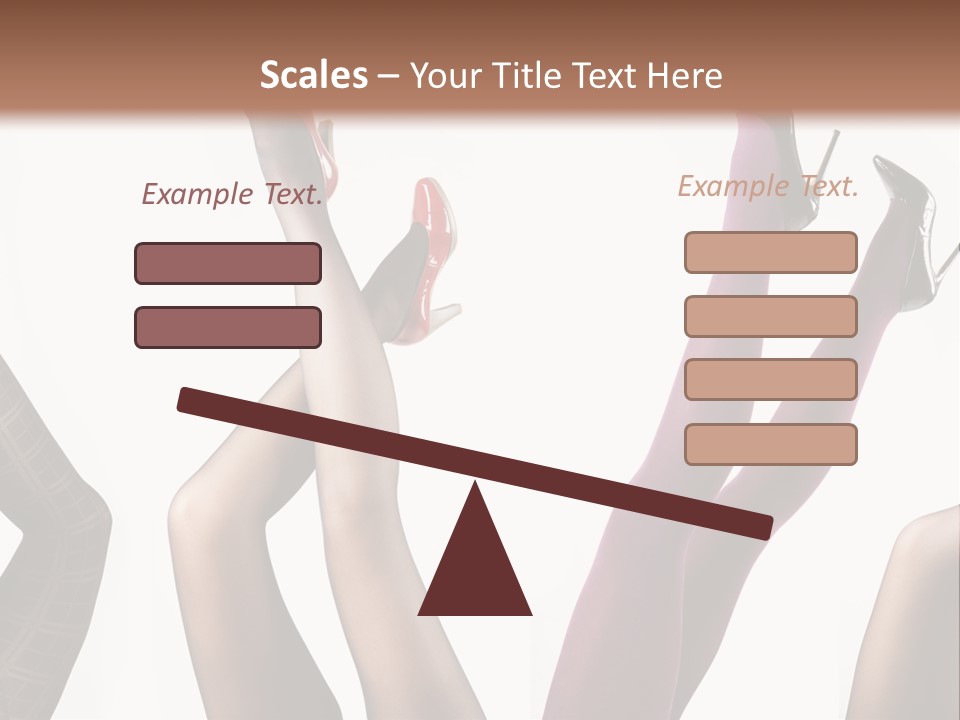 Adult Foot Female PowerPoint Template