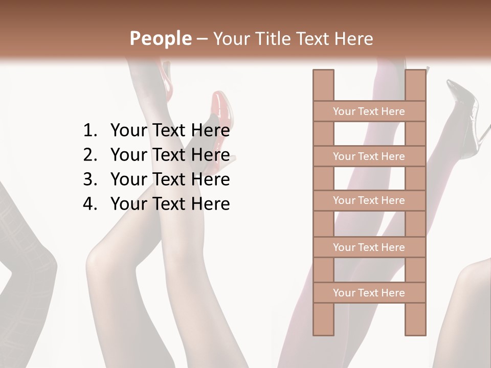 Adult Foot Female PowerPoint Template