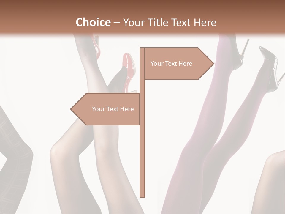 Adult Foot Female PowerPoint Template