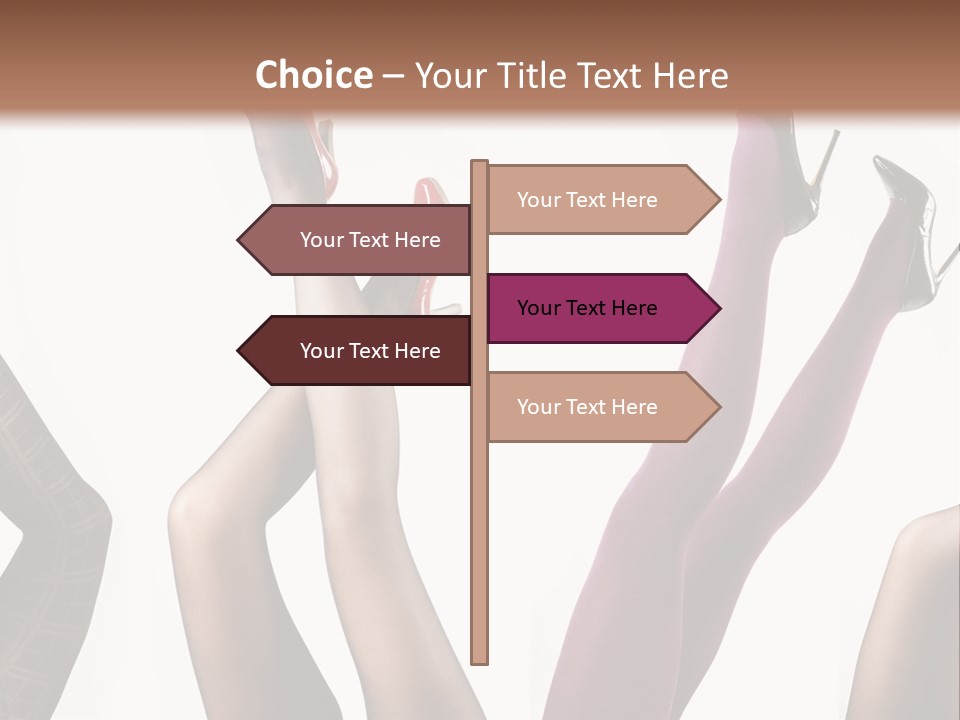 Adult Foot Female PowerPoint Template