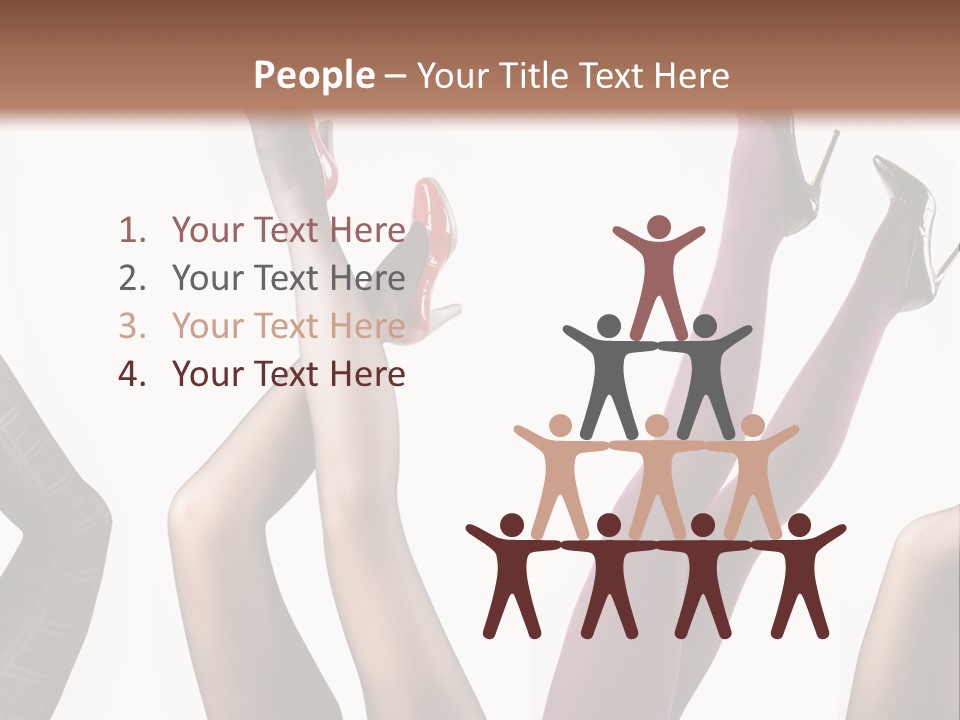 Adult Foot Female PowerPoint Template