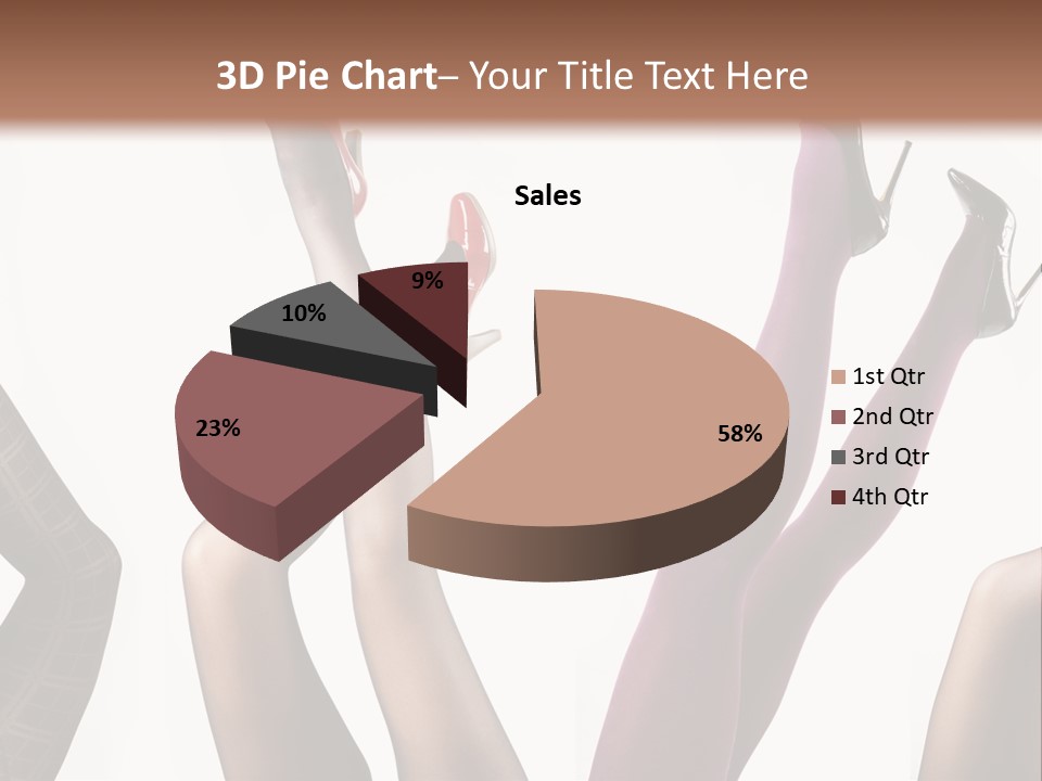 Adult Foot Female PowerPoint Template