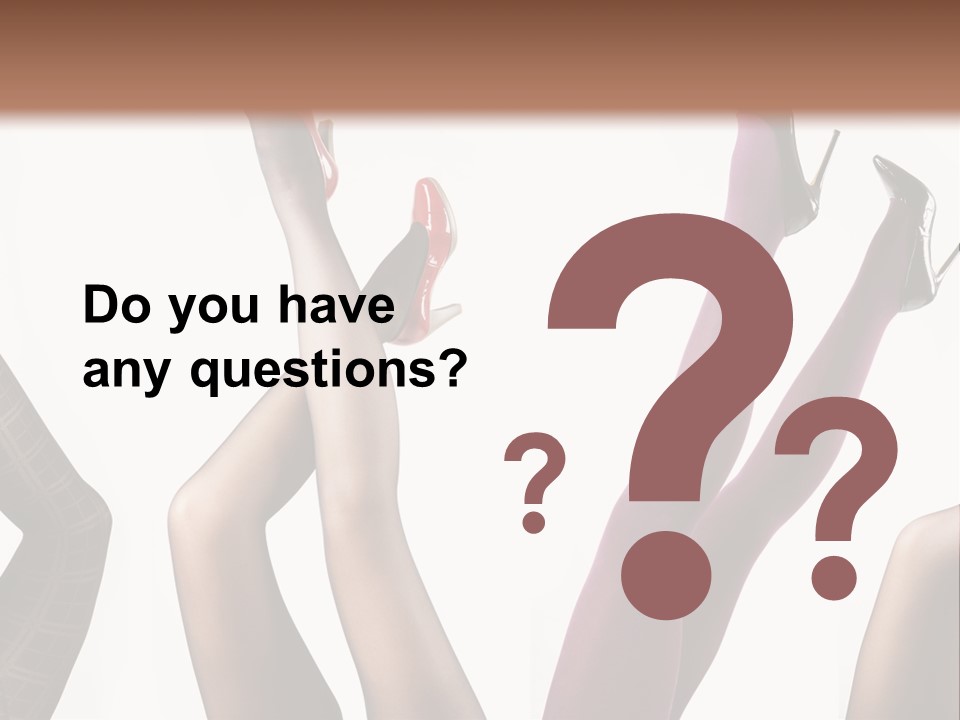 Adult Foot Female PowerPoint Template