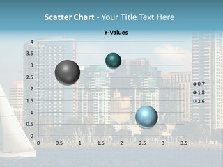 Cityscape Buildings Clear Skies PowerPoint Template