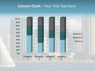 Cityscape Buildings Clear Skies PowerPoint Template