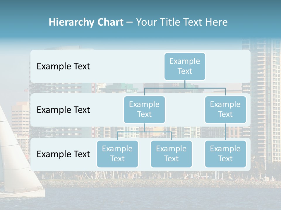 Cityscape Buildings Clear Skies PowerPoint Template