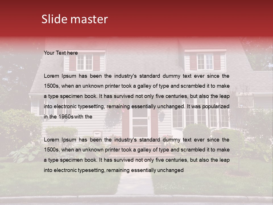 Evergreen Steps Grass PowerPoint Template