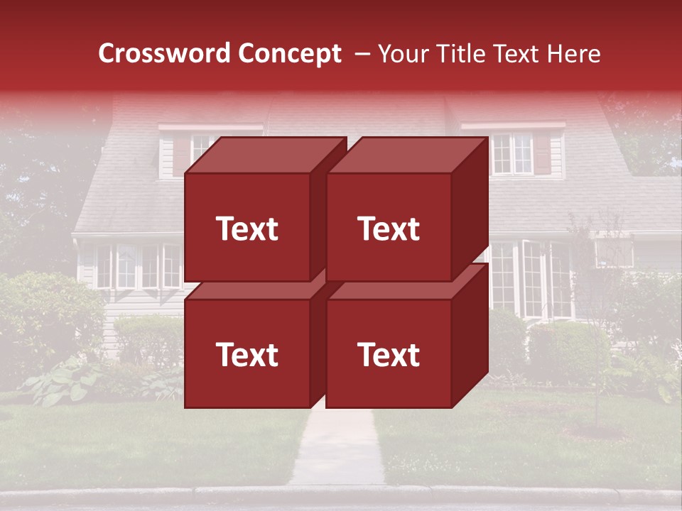 Evergreen Steps Grass PowerPoint Template