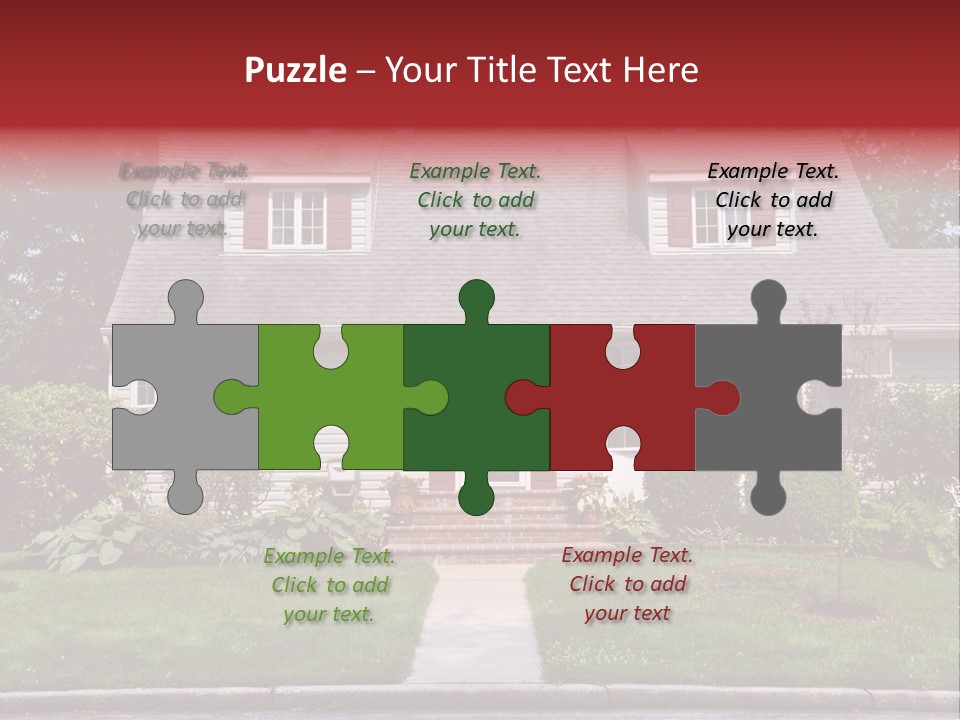 Evergreen Steps Grass PowerPoint Template