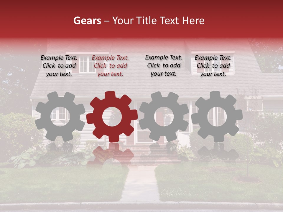 Evergreen Steps Grass PowerPoint Template