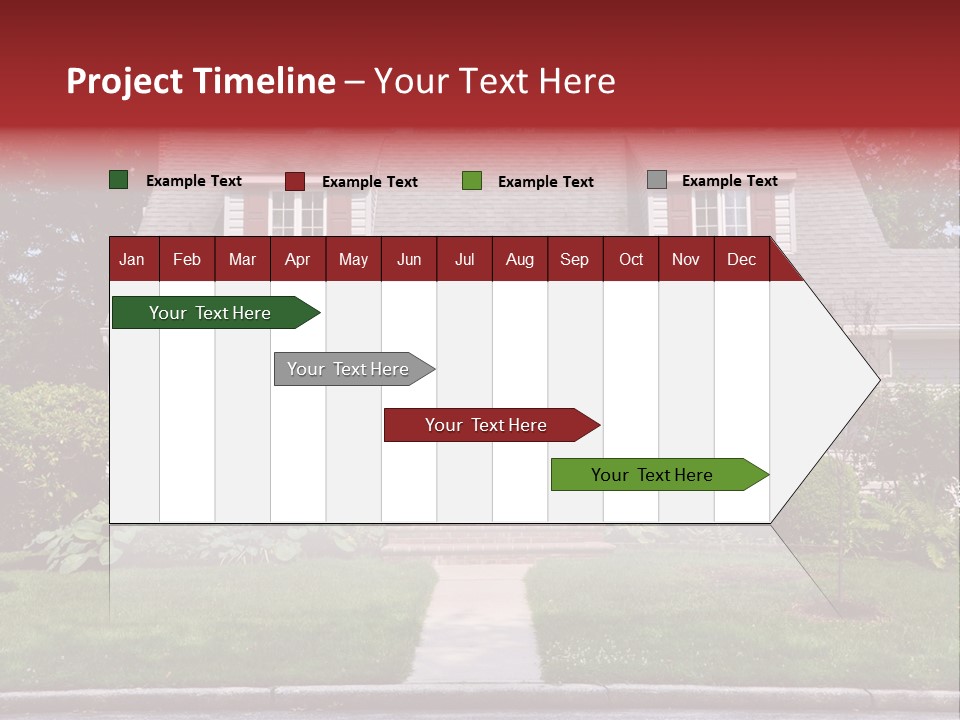 Evergreen Steps Grass PowerPoint Template
